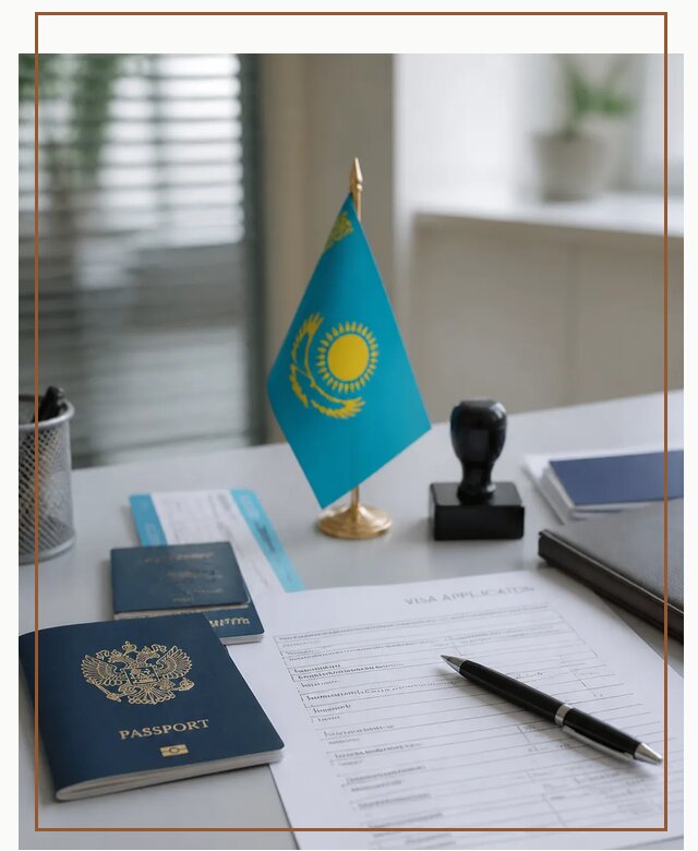 Оформление визы в Казахстан для поездки и работы в Шуе